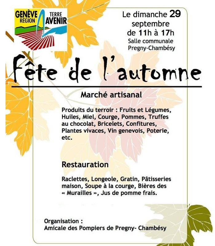 Fête de l'automne 2019 Pregny-Chambésy