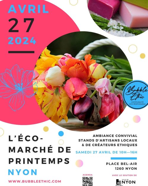 Eco-marché de printemps à Nyon.