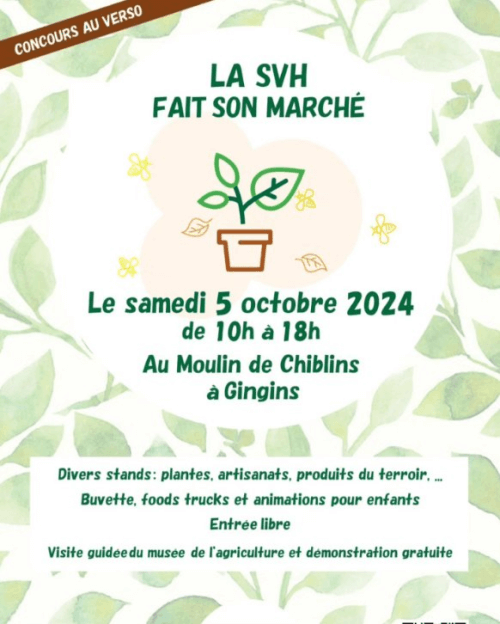 Le SVH fait son marché 2024.
