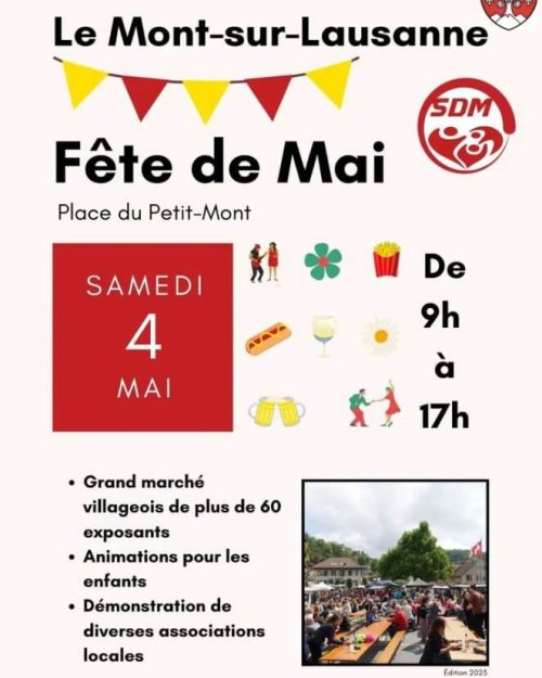 Fête de mai au Mont-sur-Lausanne.