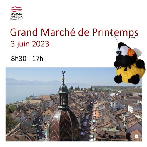 Grand marché de printemps.