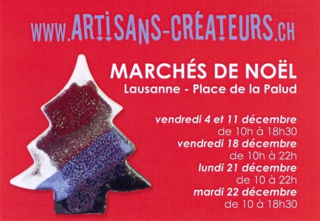 Marché de Noël 2020 à Lausanne
