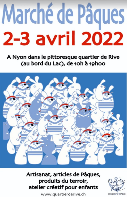 Marché de Pâques 2022 à Nyon.