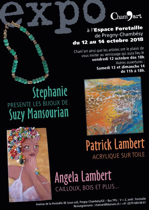 Flyer de l'expo ChamArt 2018.