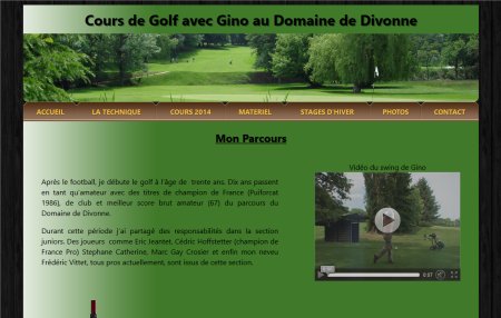 Le site de golf de Gino